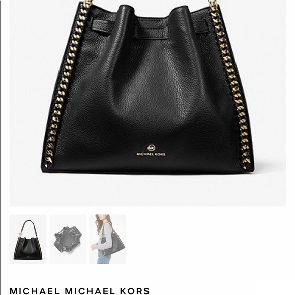 Michael Kors large pebbled leather shoulder bag - Picture 7 of 7